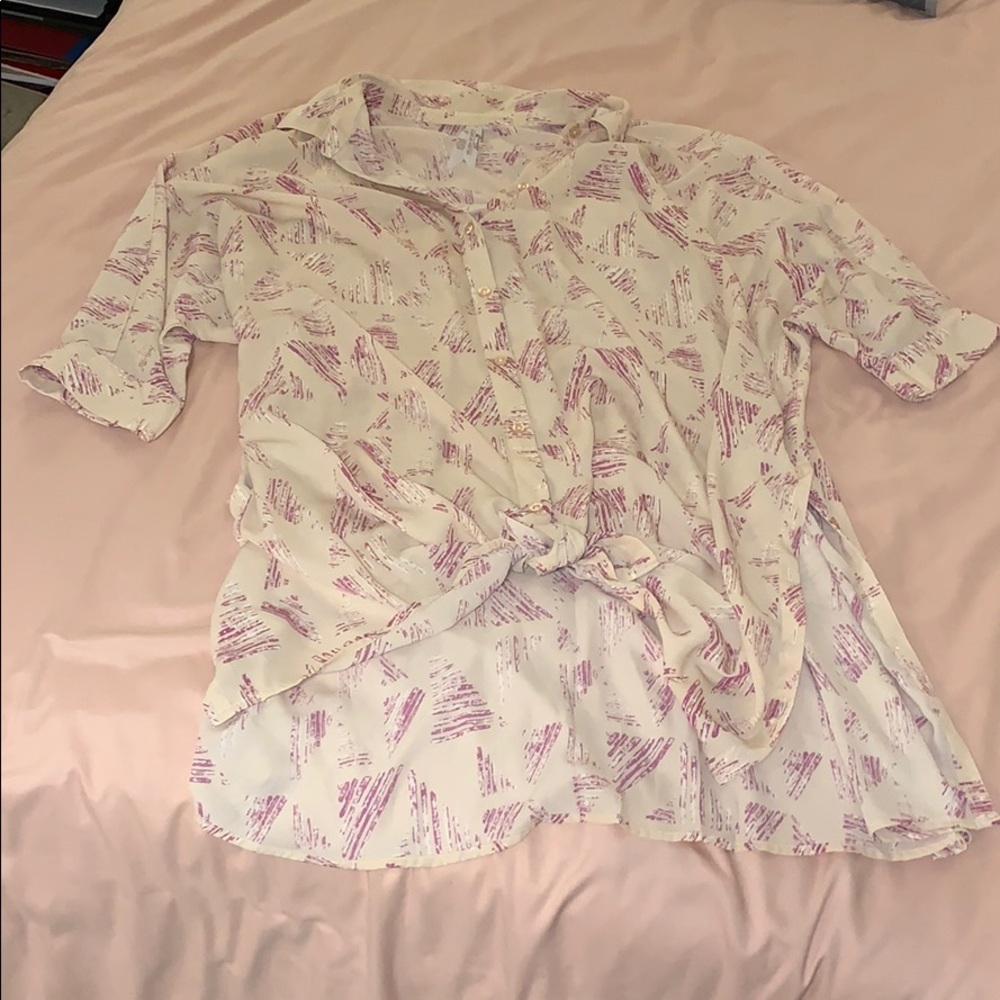 Melissa McCarthy Button Up Tunic